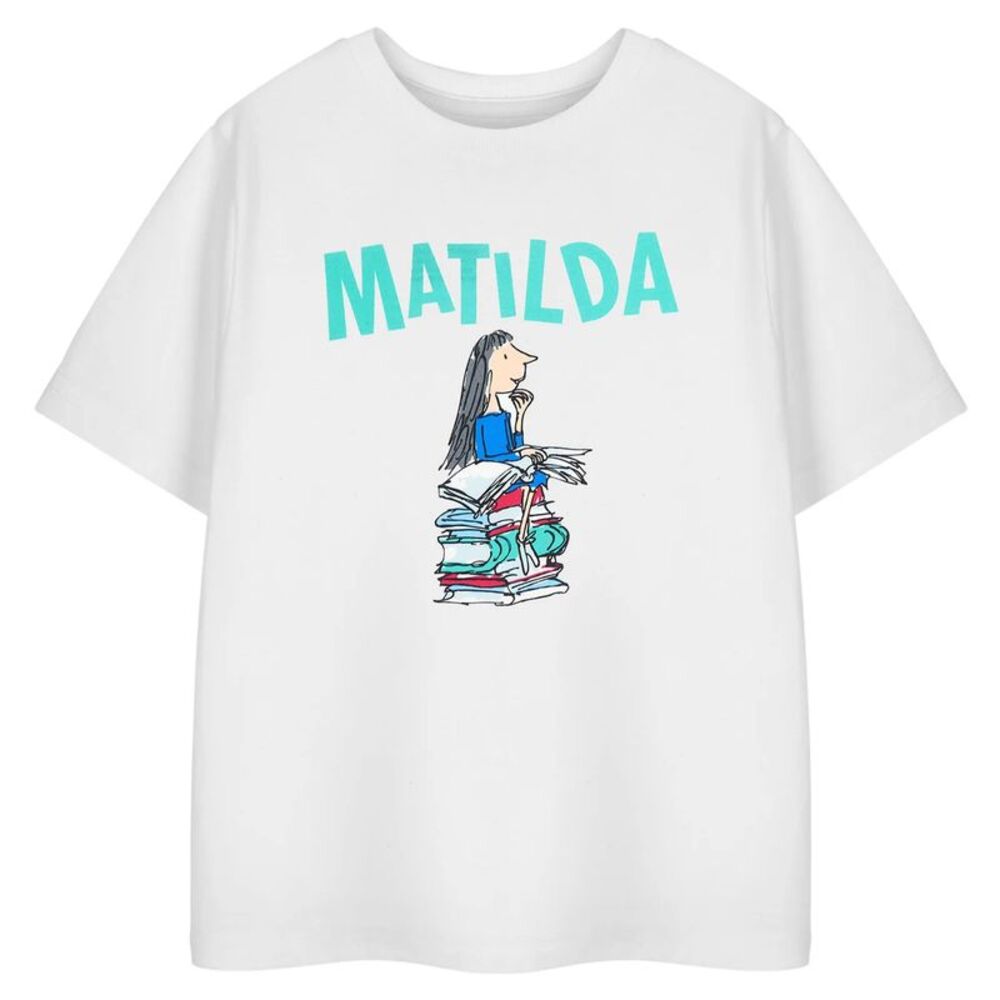 Matilda Childrens/Kids Short-Sleeved T-Shirt / White